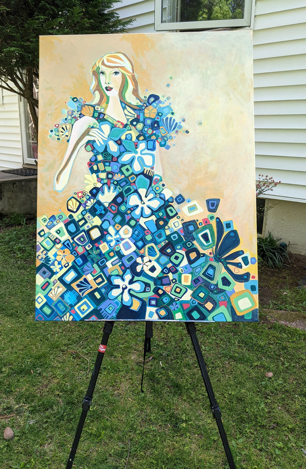 A Young Woman by Diana Elena Chelaru |  Context View of Artwork 