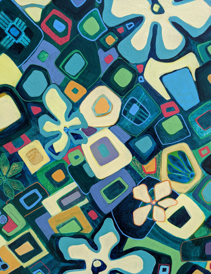 A Young Woman by Diana Elena Chelaru |  Closeup View of Artwork 