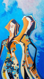Original art for sale at UGallery.com | Dance by Diana Elena Chelaru | $1,100 | acrylic painting | 24' h x 30' w | thumbnail 4