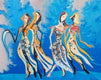 Original art for sale at UGallery.com | Dance by Diana Elena Chelaru | $1,100 | acrylic painting | 24' h x 30' w | thumbnail 1