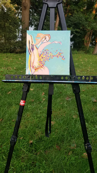 Original art for sale at UGallery.com | Dancing with the Wind by Diana Elena Chelaru | $350 | acrylic painting | 8' h x 8' w | photo 3