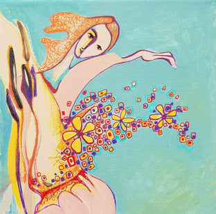 Original art for sale at UGallery.com | Dancing with the Wind by Diana Elena Chelaru | $350 | acrylic painting | 8' h x 8' w | photo 1