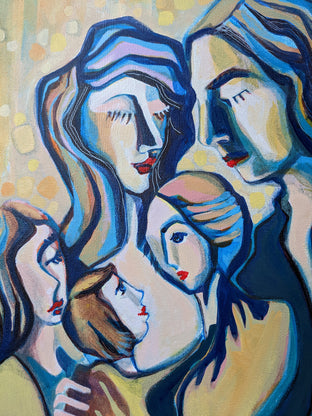 Family Portrait by Diana Elena Chelaru |   Closeup View of Artwork 