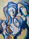 Original art for sale at UGallery.com | Family Portrait by Diana Elena Chelaru | $1,450 | acrylic painting | 24' h x 24' w | thumbnail 4