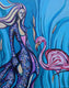 Original art for sale at UGallery.com | Graceful Muse by Diana Elena Chelaru | $1,650 | acrylic painting | 30' h x 24' w | thumbnail 1