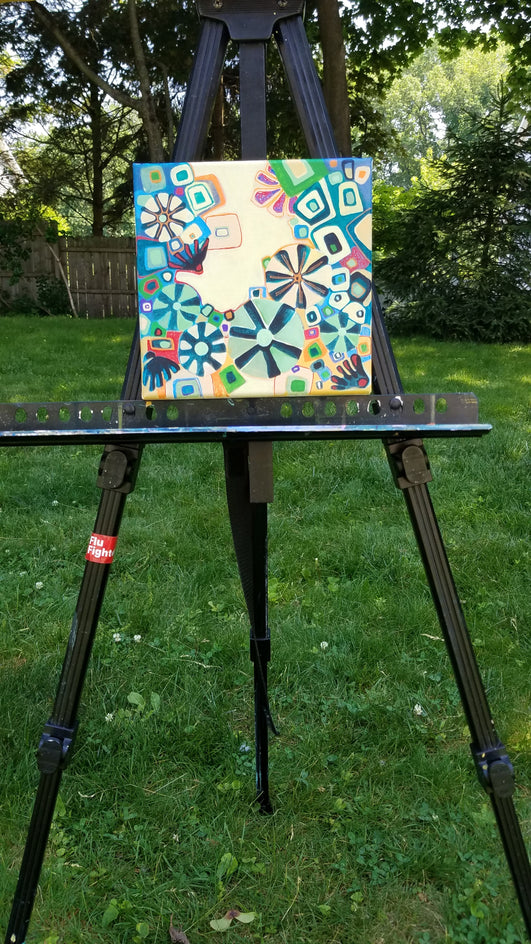 Floral Tapestry by Diana Elena Chelaru |  Context View of Artwork 