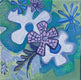 Original art for sale at UGallery.com | Purple Flower by Diana Elena Chelaru | $350 | acrylic painting | 8' h x 8' w | thumbnail 1