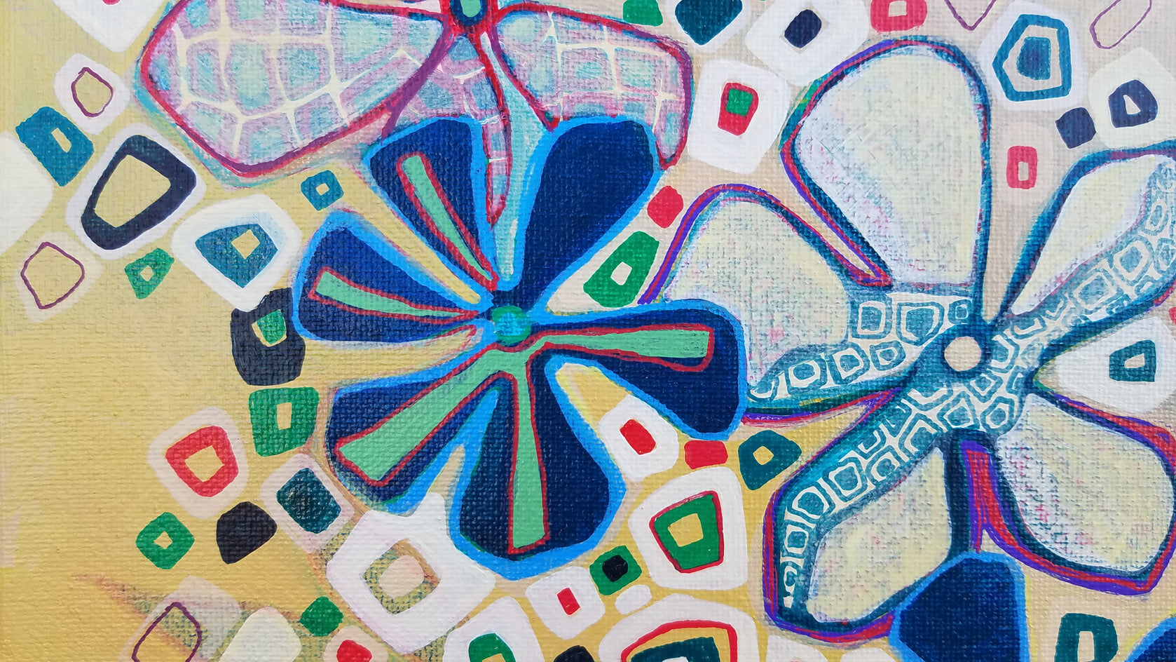 Summer Colors by Diana Elena Chelaru |  Closeup View of Artwork 