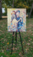 Original art for sale at UGallery.com | Two Step Dance by Diana Elena Chelaru | $1,075 | acrylic painting | 24' h x 20' w | thumbnail 3