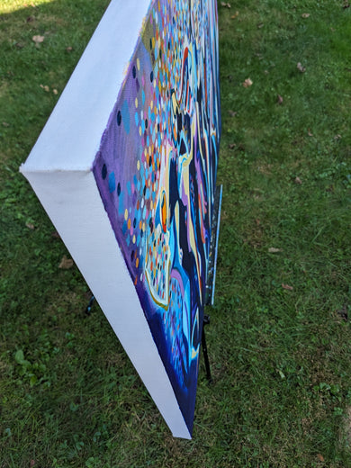 Dance Moves by Diana Elena Chelaru |  Side View of Artwork 