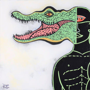 Original art for sale at UGallery.com | Animal Kingdom #5 by Diana Rosa | $725 | acrylic painting | 12' h x 12' w | photo 1