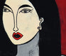 Original art for sale at UGallery.com | Her #1 by Diana Rosa | $625 | acrylic painting | 12' h x 12' w | thumbnail 4