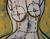 Original art for sale at UGallery.com | Mannequin #2 by Diana Rosa | $625 | acrylic painting | 12' h x 12' w | thumbnail 3