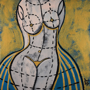 Original art for sale at UGallery.com | Mannequin #2 by Diana Rosa | $625 | acrylic painting | 12' h x 12' w | photo 1