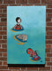 Original art for sale at UGallery.com | Never Alone #4 by Diana Rosa | $2,750 | acrylic painting | 36' h x 24' w | thumbnail 2