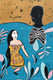 Original art for sale at UGallery.com | Swimming on You by Diana Rosa | $2,750 | acrylic painting | 36' h x 24' w | thumbnail 1