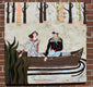 Original art for sale at UGallery.com | The Royal Trip by Diana Rosa | $3,525 | mixed media artwork | 40' h x 40' w | thumbnail 3