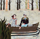 Original art for sale at UGallery.com | The Royal Trip by Diana Rosa | $3,525 | mixed media artwork | 40' h x 40' w | thumbnail 1