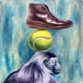 Original art for sale at UGallery.com | The Human Condition by Diane Flick | $625 | mixed media artwork | 10' h x 10' w