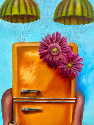 Original art for sale at UGallery.com | Anyone Fancy a Fresca? by Diane Flick | $3,400 | oil painting | 24' h x 48' w | photo 4