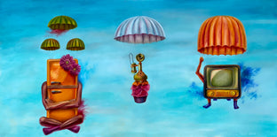 Original art for sale at UGallery.com | Anyone Fancy a Fresca? by Diane Flick | $3,400 | oil painting | 24' h x 48' w | photo 1
