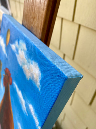 Fancy Meeting You Here by Diane Flick |  Side View of Artwork 