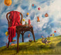 Original art for sale at UGallery.com | Nowhere to Go but Up by Diane Flick | $4,850 | oil painting | 48' h x 54' w | thumbnail 1