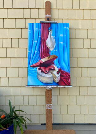 Original art for sale at UGallery.com | The Ecstasy of Colonel Picklebottom by Diane Flick | $2,600 | oil painting | 36' h x 24' w | photo 3