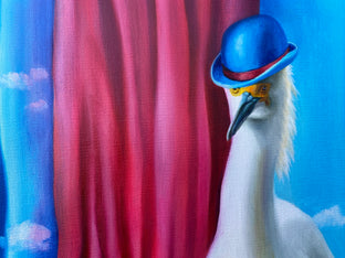 Original art for sale at UGallery.com | The Ecstasy of Colonel Picklebottom by Diane Flick | $2,600 | oil painting | 36' h x 24' w | photo 4