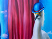 Original art for sale at UGallery.com | The Ecstasy of Colonel Picklebottom by Diane Flick | $2,600 | oil painting | 36' h x 24' w | thumbnail 4