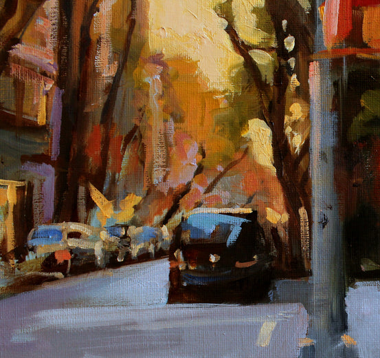 Dinnertime in the West Village by Jonelle Summerfield |  Context View of Artwork 
