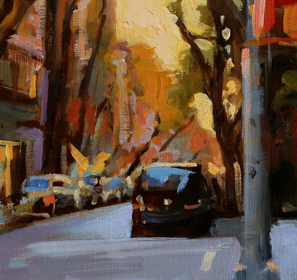 Dinnertime in the West Village by Jonelle Summerfield |  Context View of Artwork 