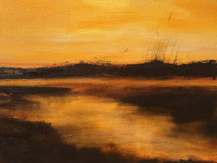 Original art for sale at UGallery.com | Distant Light II by Mandy Main | $1,300 | oil painting | 30' h x 30' w | photo 4