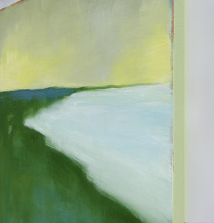 Original art for sale at UGallery.com | Distant Shore by Heidi Hybl | $2,600 | oil painting | 32' h x 32' w | photo 2