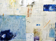 Original art for sale at UGallery.com | Dive In by Julie Weaverling | $1,080 | mixed media artwork | 30' h x 40' w | thumbnail 4