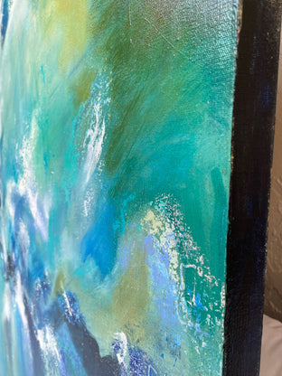Blue Heaven by DL Watson |  Side View of Artwork 