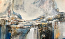 Original art for sale at UGallery.com | Bridge over Troubled Water by DL Watson | $3,700 | acrylic painting | 30' h x 48' w | thumbnail 1