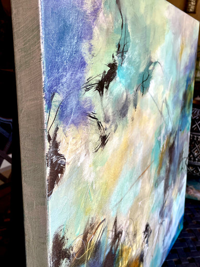 Opus 24 by DL Watson |  Side View of Artwork 