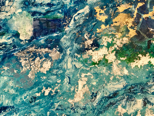 Sea Foam by DL Watson |   Closeup View of Artwork 
