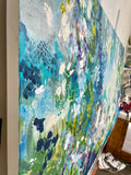 Original art for sale at UGallery.com | Secret Garden by DL Watson | $6,950 | acrylic painting | 36' h x 72' w | thumbnail 2