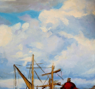 Docked in Oban II by Jonelle Summerfield |  Context View of Artwork 