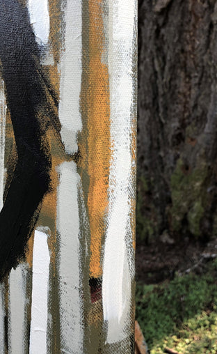 Original art for sale at UGallery.com | Dogcatcher by Jaime Ellsworth | $3,300 | acrylic painting | 48' h x 36' w | photo 2