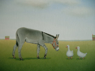Original art for sale at UGallery.com | New Pals by Sharon France | $1,025 | acrylic painting | 12' h x 16' w | photo 4