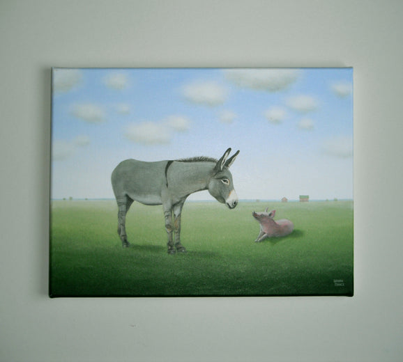 Just Met! by Sharon France |  Context View of Artwork 