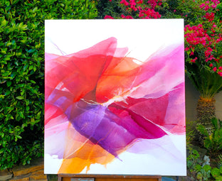 Original art for sale at UGallery.com | Autumn's Afterglow by Dorothy Dunn | $1,850 | acrylic painting | 40' h x 36' w | photo 3