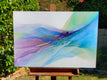Original art for sale at UGallery.com | Blue Mist and Coffee by Dorothy Dunn | $1,700 | acrylic painting | 28' h x 42' w | thumbnail 3