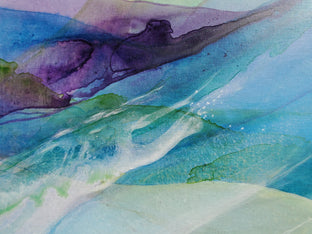 Blue Mist and Coffee by Dorothy Dunn |   Closeup View of Artwork 