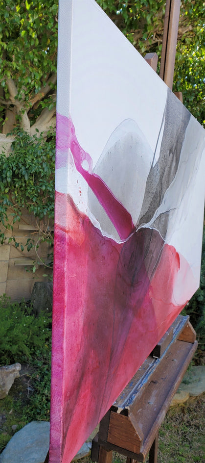 Jazz and Red Wine by Dorothy Dunn |  Side View of Artwork 