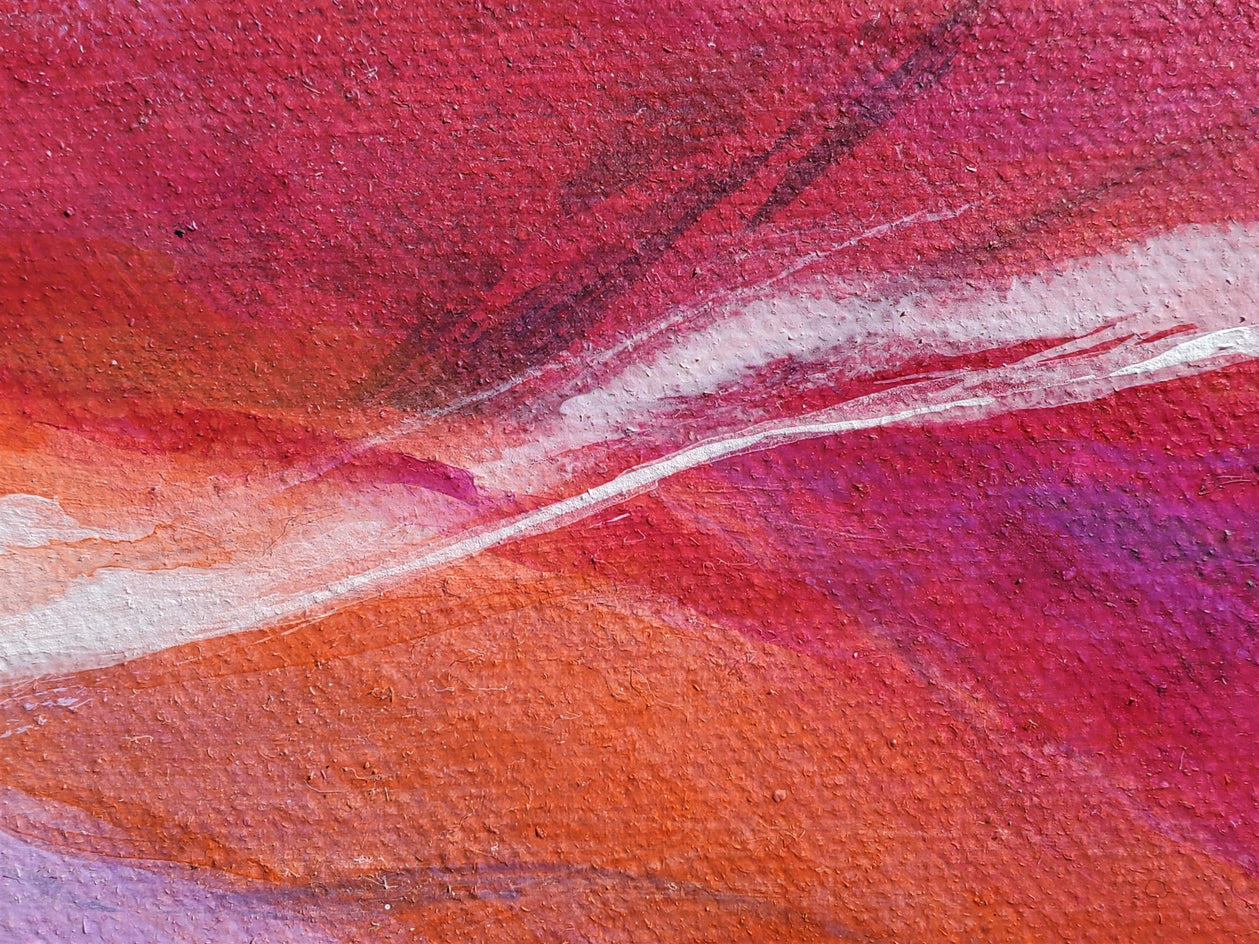 Red Wine and Sunsets by Dorothy Dunn |  Closeup View of Artwork 