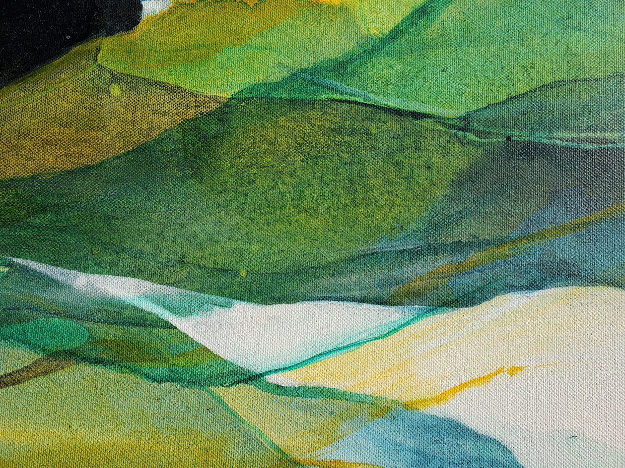 Stormy Seas by Dorothy Dunn |  Closeup View of Artwork 